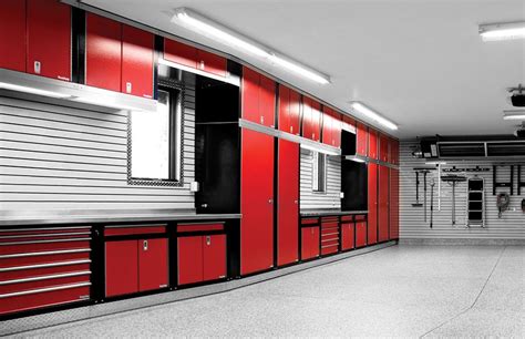 With giant doors to give a finished look. Steel Garage Storage Cabinets | Metal Garage Cabinets ...