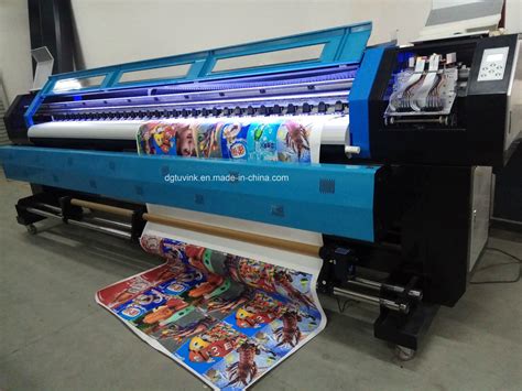 105ft Digital Inkjet Large Format Eco Solvent Printing Machine China