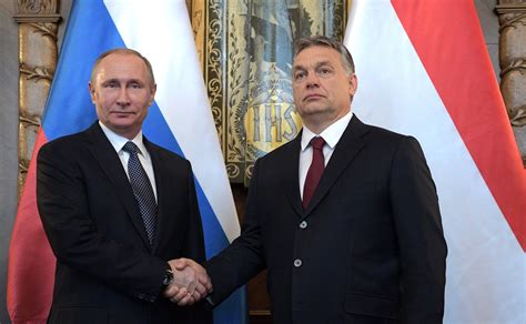Putins Hungary Visit Aimed At Cementing Ties With Orban Wsj