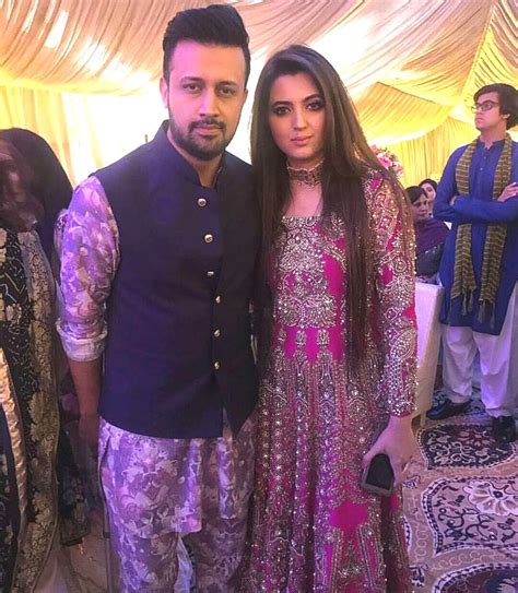 Marvi sindu at bhiria road, chaheen manoomal in masroor hameed's wedding program. Atif Aslam with his Wife Sara Atif last night at a wedding in Lahore | Pakistani Drama Celebrities