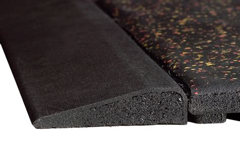 Lifetiles 14 X Rubber Flooring Transition Strip Black Commercial Grade