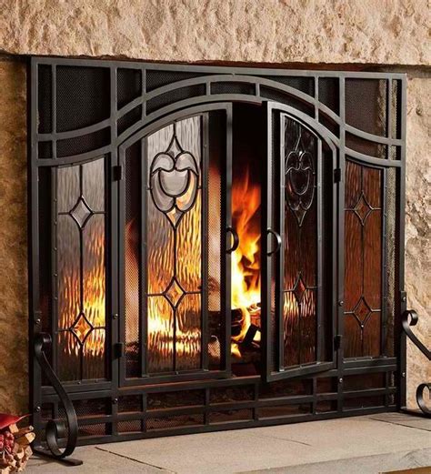 How To Choose The Right Fireplace Screens And 50 Unique Designs
