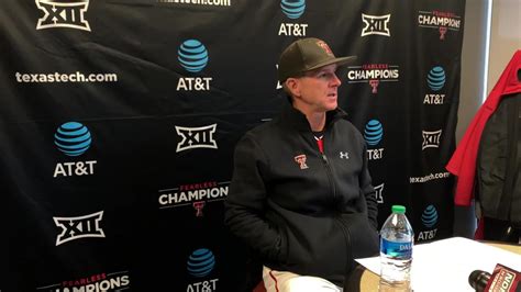 Texas Tech Coach Tim Tadlock Discusses Catcher Dylan Maxceys