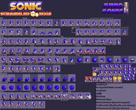 Sonic Scrambled Eggs Junio Sonic Sheet By Usagidood On Deviantart