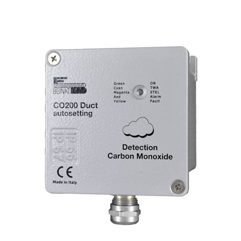 Electrochemical sensors use a gel to detect co. Carbon monoxide gas sensor. CO200/duct | Beinat Gas Solutions