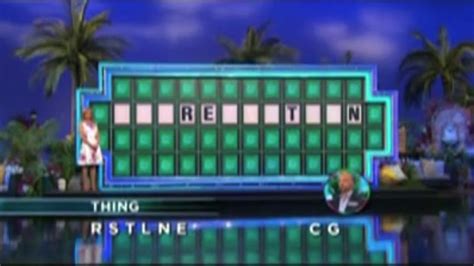 Wheel Of Fortune Season 37 Episode 8 Bonus Round Youtube