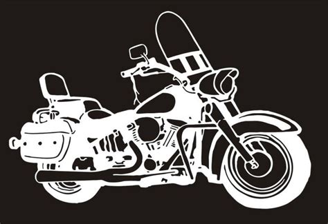 Buy Motorcycle Harley Fatboy Biker Indian Vinyl Decal Window Sticker In