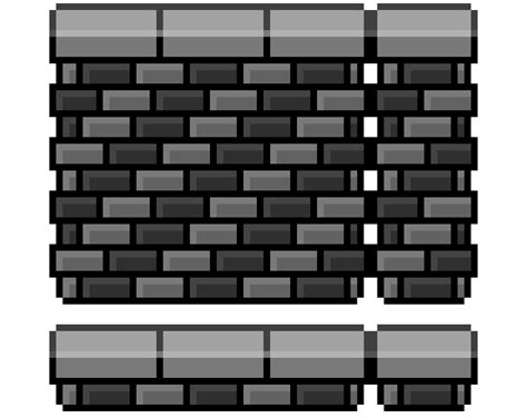 Platformer Brick Tileset By Nearestneighbor
