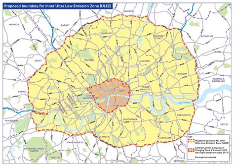 New London Ulez Zone Map