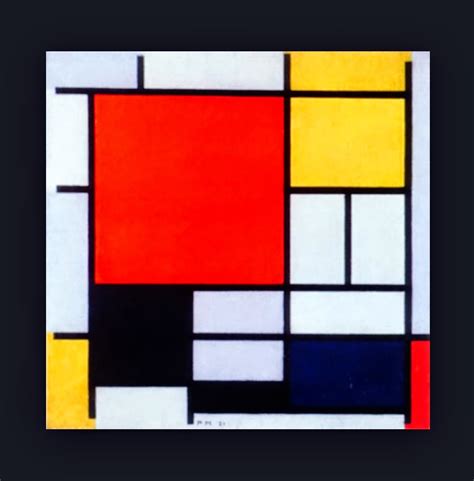 Carol Ann Kauffmans Vision And Verse The Art Of Piet Mondrian