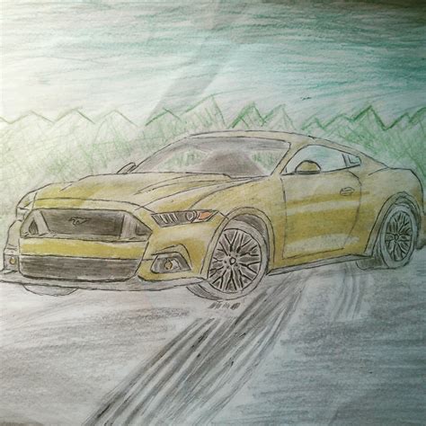 2015 Ford Mustang Gt Drawing
