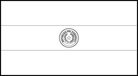 Paraguay Flag Colouring Page Flags Web