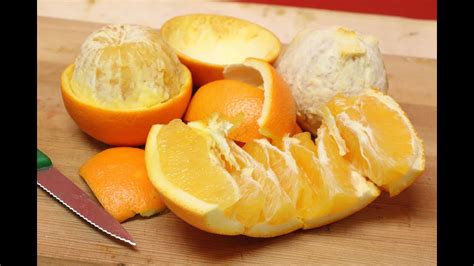 How To Peel An Orange Fast 3 Methods Youtube