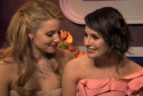 Backstage Golden Globes Lea Michele And Dianna Agron Photo 18557879 Fanpop