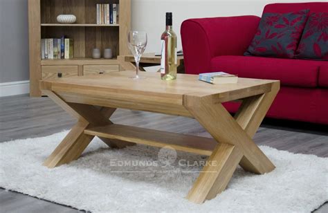 Newmarket Oak 3 X 2 X Leg Coffee Table Edmunds And Clarke Furniture