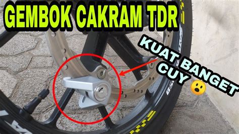 Mantap Review Gembok Cakram Motor Tdr Youtube