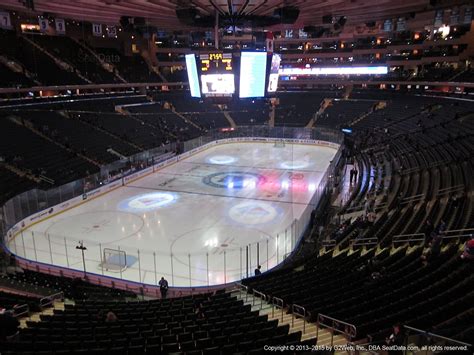 Seat View From Section 219 At Madison Square Garden New York Rangers