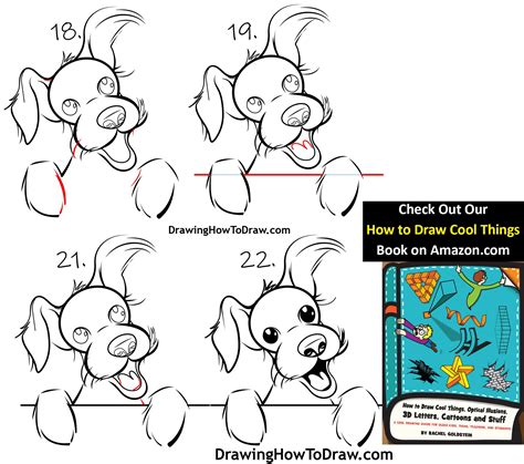 Easy drawings of animated dog. How to Draw a Cartoon Terrier Dog Easy Steps Drawing Lesson for Beginners | Cute dog cartoon ...