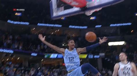 Ja Morant Just Did A 360 Dunk In A Playoff Game 👀 Jazz Vs Grizzlies
