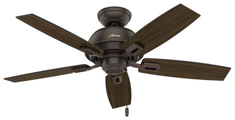 For rooms that are less than 10 x 10 or less, this is a good sized ceiling fan. Hunter Donegan With Light 44 Inch Ceiling Fan | eBay