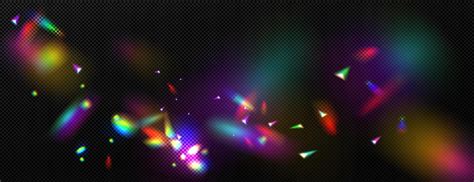 Overlay Rainbow Effect Crystal Light Refraction 12816538 Vector Art At