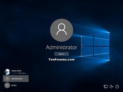 Enable Or Disable Elevated Administrator Account In Windows 10 Tutorials