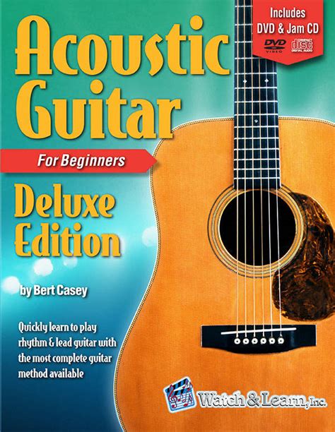 However, as a beginner guitarist, there is so much to learn. Watch & Learn Acoustic Guitar Primer, Deluxe Edition ...