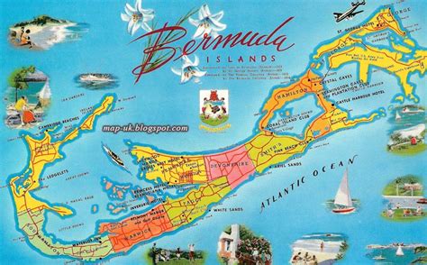 Map Of Uk Bermuda Map Political Region And Information