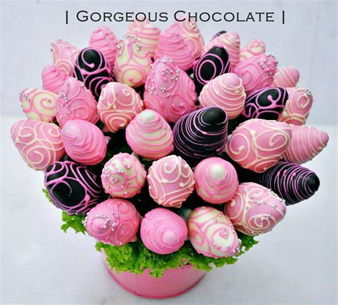 My Gorgeous Homemade Chocolate Dipped Strawberry Bouquet