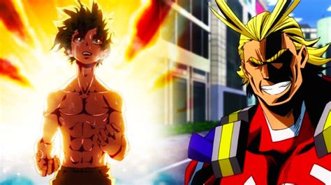 Boku No Hero Academia Discussion Deku Surpassing All Might Youtube