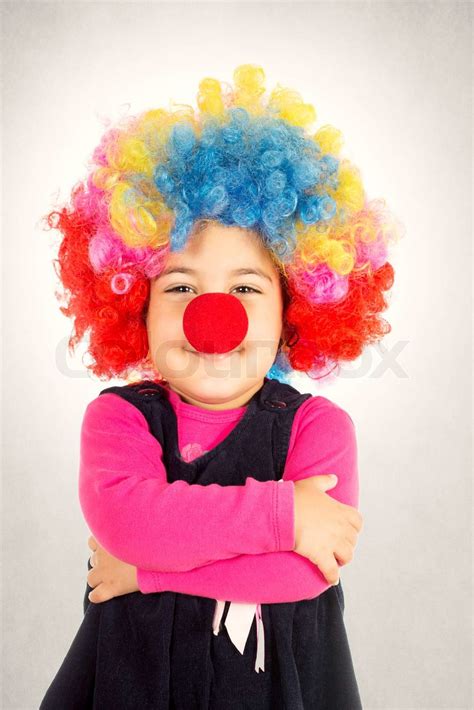 Happy Clown Stock Image Colourbox