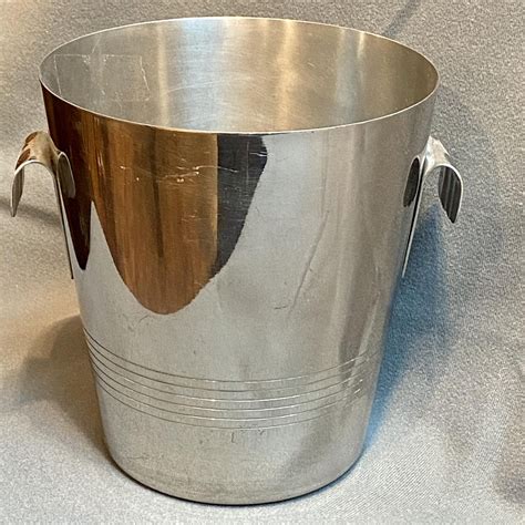 Vintage Stainless Steel Ice Bucket Metalware Hemswell Antique Centres