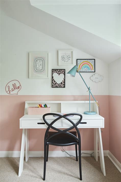 Real Rooms A Perfectly Pink Little Girls Room Desk For Girls Room