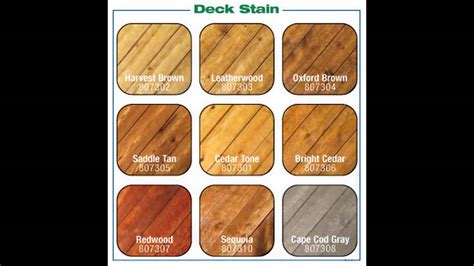 Wood Wood Stain Colors