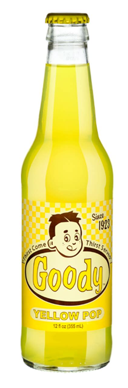 Goody Yellow Pop ( 12 oz. glass bottles ) | Summit City Soda
