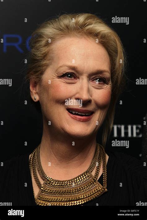 Meryl Streep Arriving At The European Premiere Of The Iron Lady At The