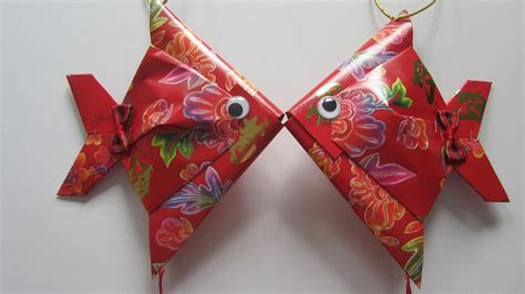 Cny Tutorial No 28 Small Angpow Fish Chinese New Year Crafts