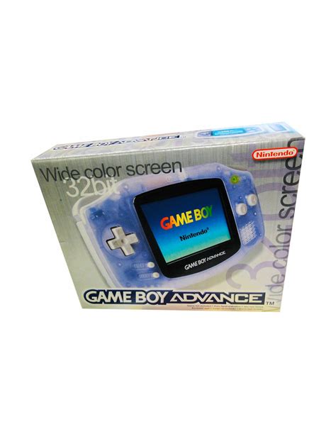 Console Nintendo Game Boy Advance Gba Glacier
