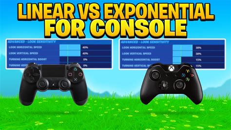 Best Aim Setting For Console Linear Vs Exponential Fortnite Tips