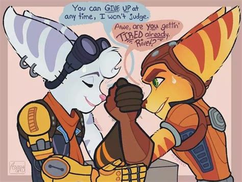 pin by piotr dlugosz on ratchet clank and rivet beginner sketches furry couple ratchet