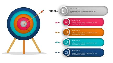 How To Create Target Goals Objective Mission Slide Or Graphic