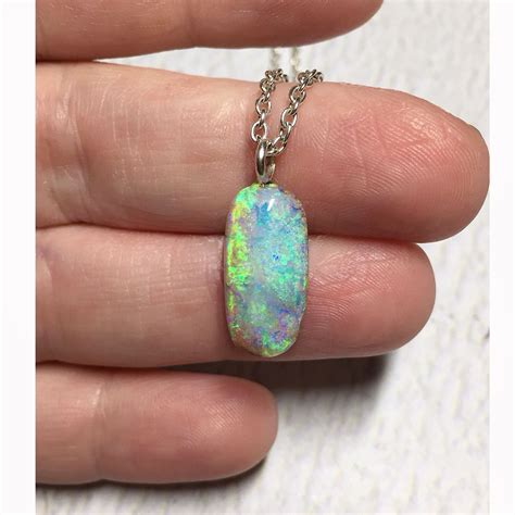 Brilliant Boulder Opal Pendant Available At My Shop Perfect For Spring