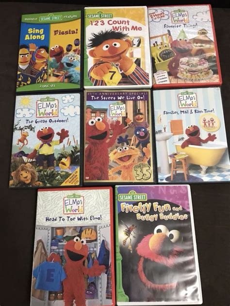 Sesame Street Elmo Dvds Habló Español For Sale In Chicago Il Offerup
