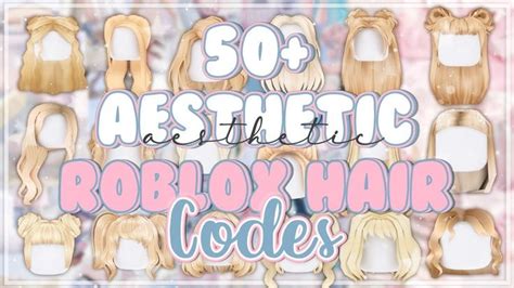 50 Aesthetic Blonde Hair Codes How To Use Roblox Youtube