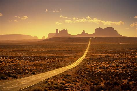 Monument Valley Highway Photograph By Alan Copson Fine Art America