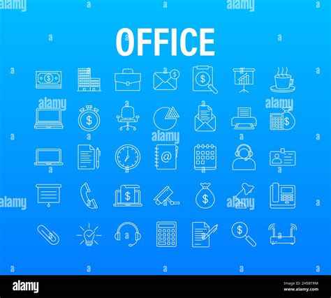 Office Icon Web Icon Set Office Great Design For Any Purposes
