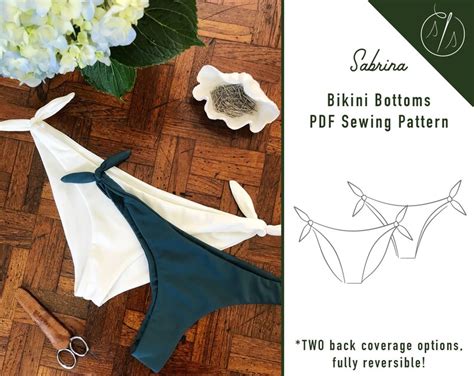 Reversible Bikini Bottoms Sewing Pattern Pdf Womens Etsy