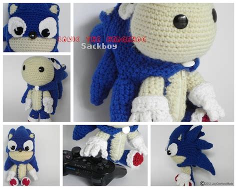 Items Similar To Sonic The Hedgehog Sackboy On Etsy