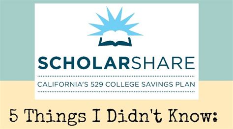 Prepare For Your Childs Education Scholarshare 529 Savings Plan