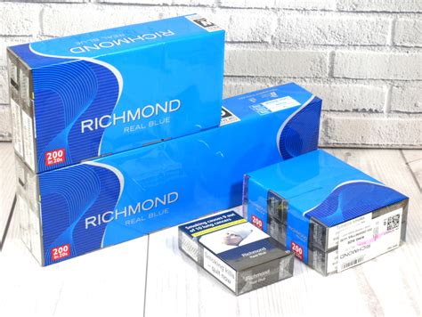 Richmond Real Blue Kingsize 20 Packs Of 20 Cigarettes 400